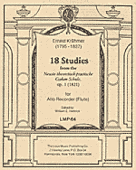 18 Studies from the Neuste theoretisch practische Csakan-Schule, Op. 1 (1821)