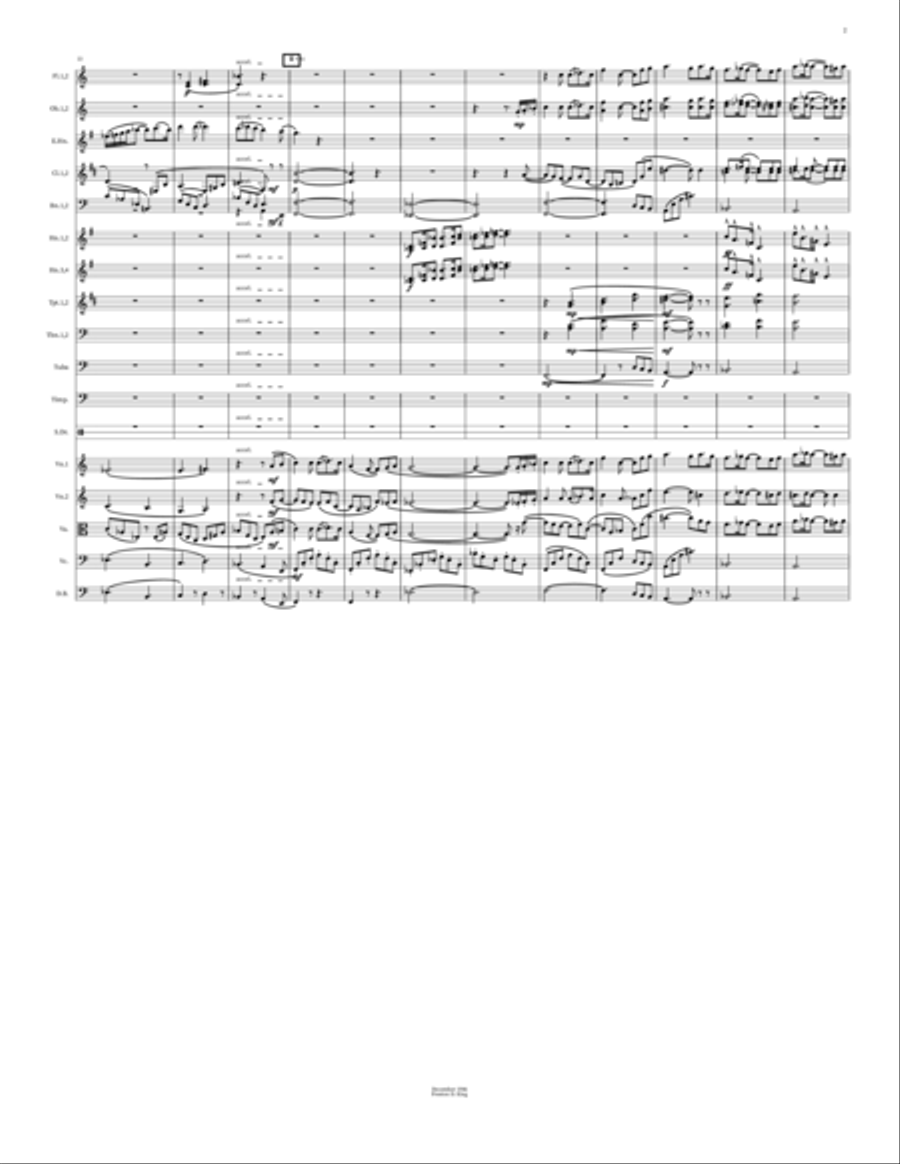 A Lullaby for Jon A Lullaby for Jon Orchestra scores gallery preview page 2