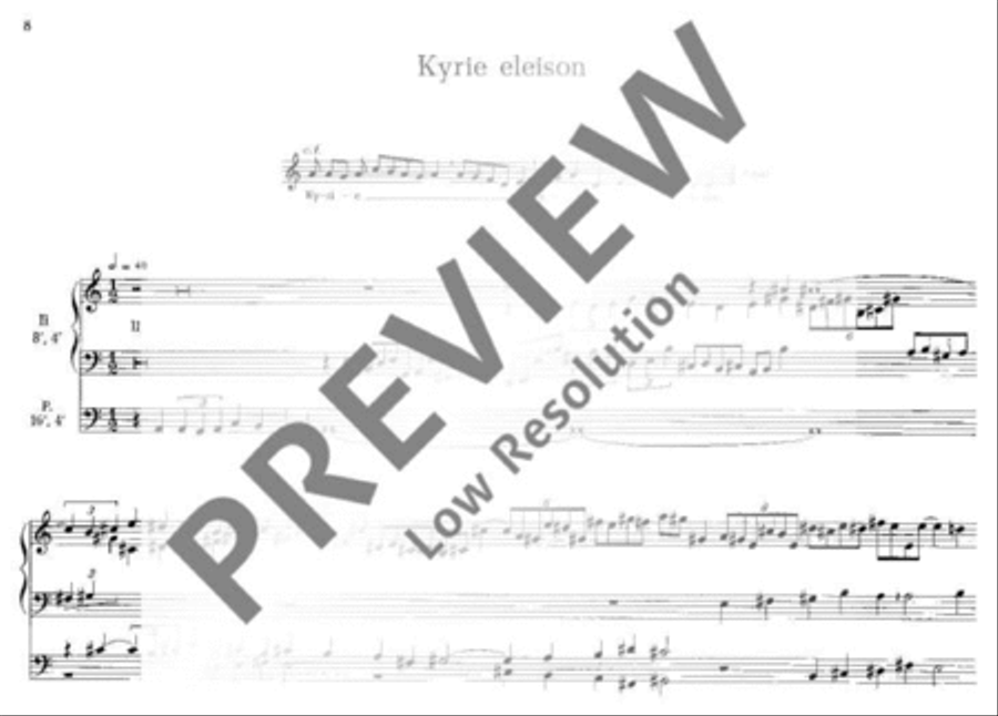 Cantiones Gregorianae pro organo Organ scores gallery preview page 9