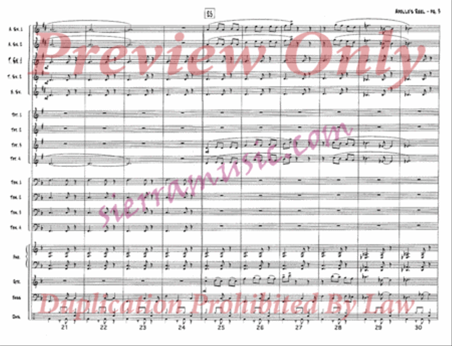 Apollo's Reel Jazz Ensemble scores gallery preview page 4