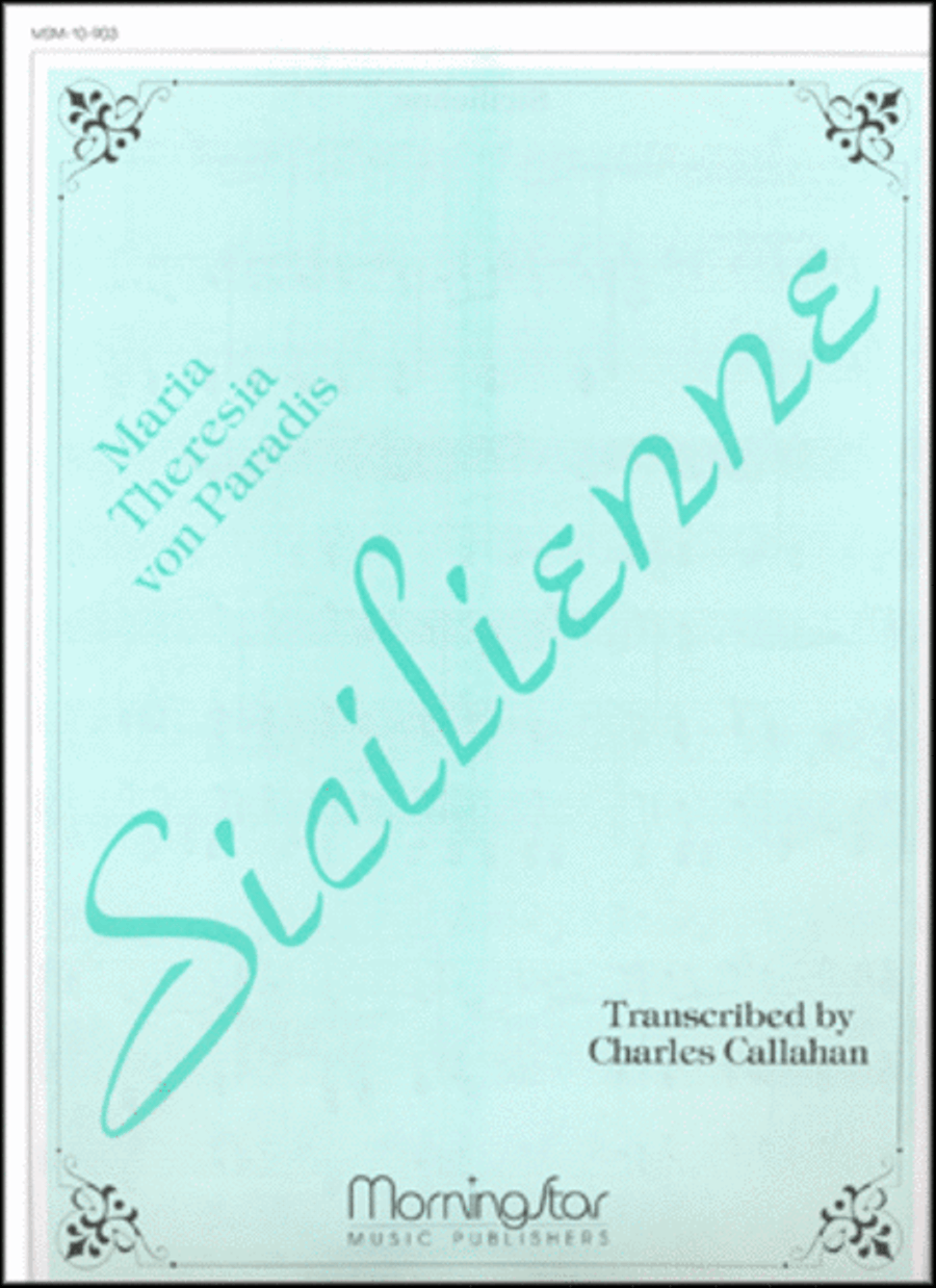 Sicilienne Organ scores gallery preview page 1