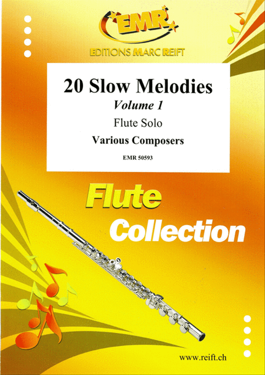 20 Slow Melodies Volume 1 Flute Solo scores gallery preview page 1