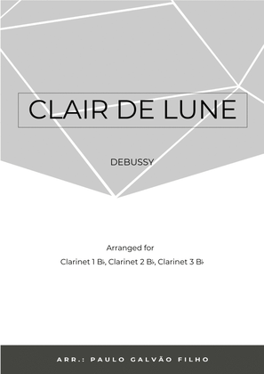 Book cover for CLAIR DE LUNE - CLARINET TRIO