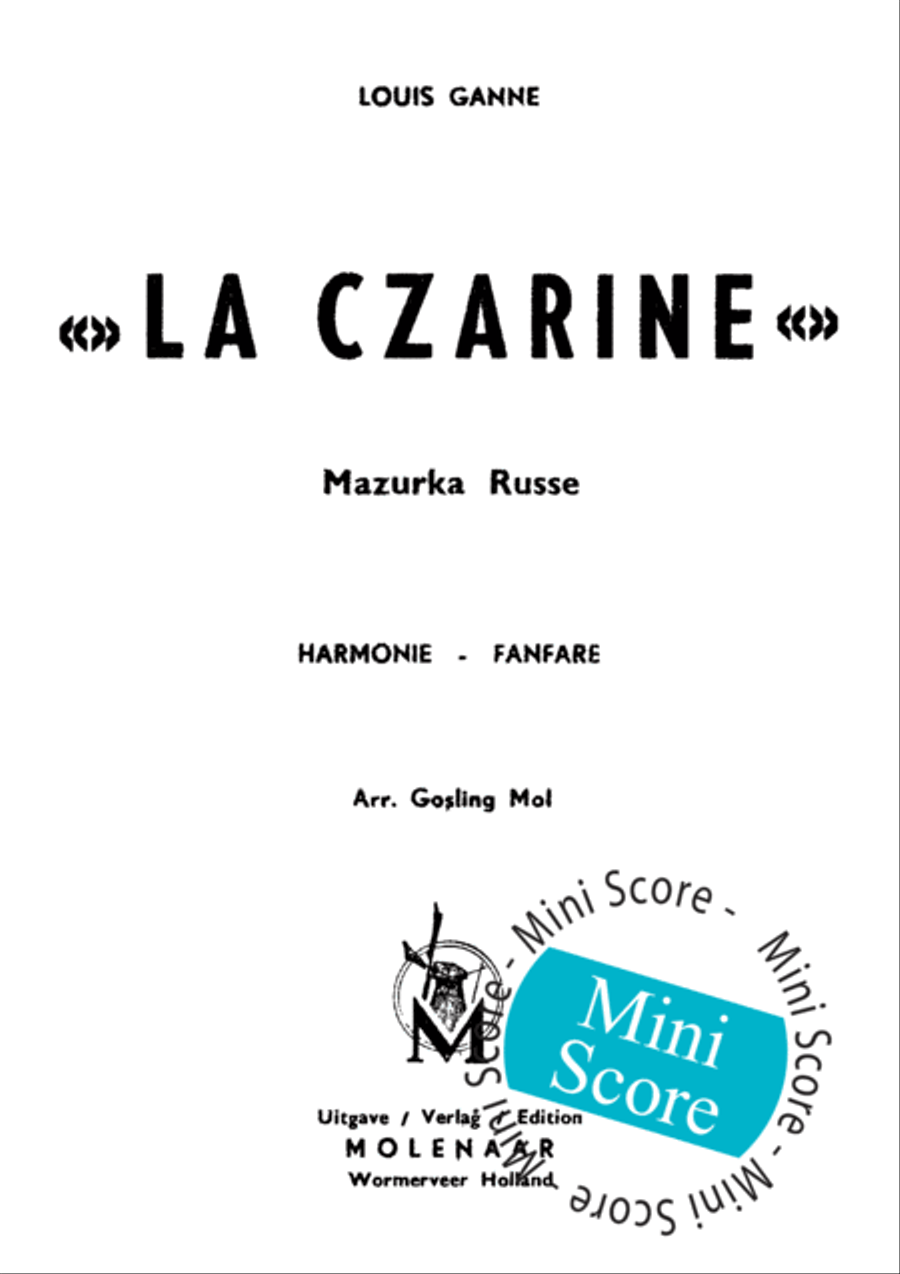 La Czarine Concert Band scores gallery preview page 3