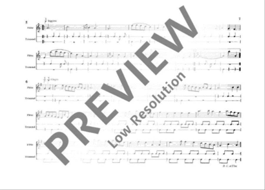 Pieces for Recorder and Drum Recorder scores gallery preview page 8