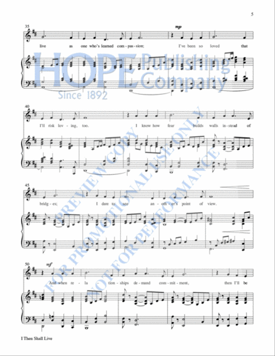 I Then Shall Live Voice Solo scores gallery preview page 6