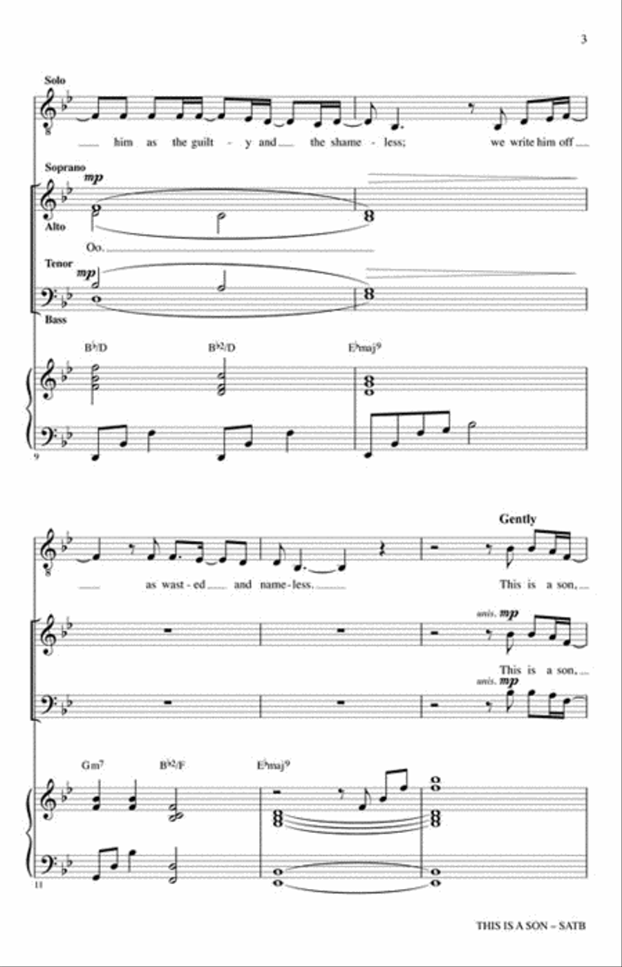This Is a Son This Is a Son 4-Part scores gallery preview page 3