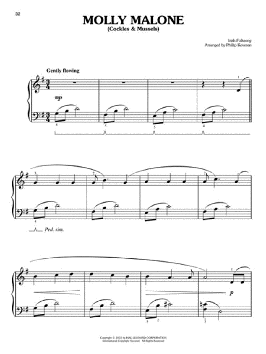 Celtic Dreams Easy Piano scores gallery preview page 3