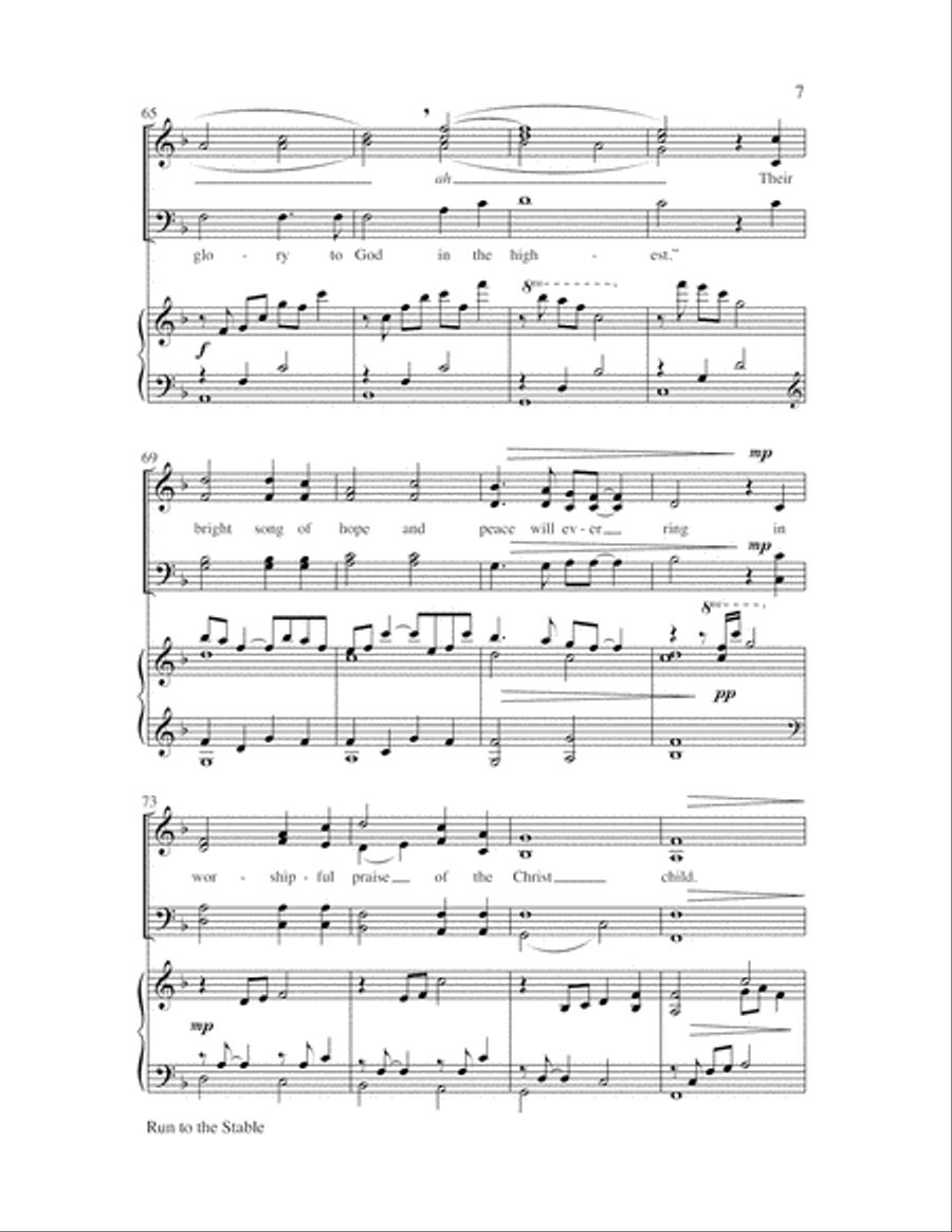 Run to the Stable 4-Part scores gallery preview page 8