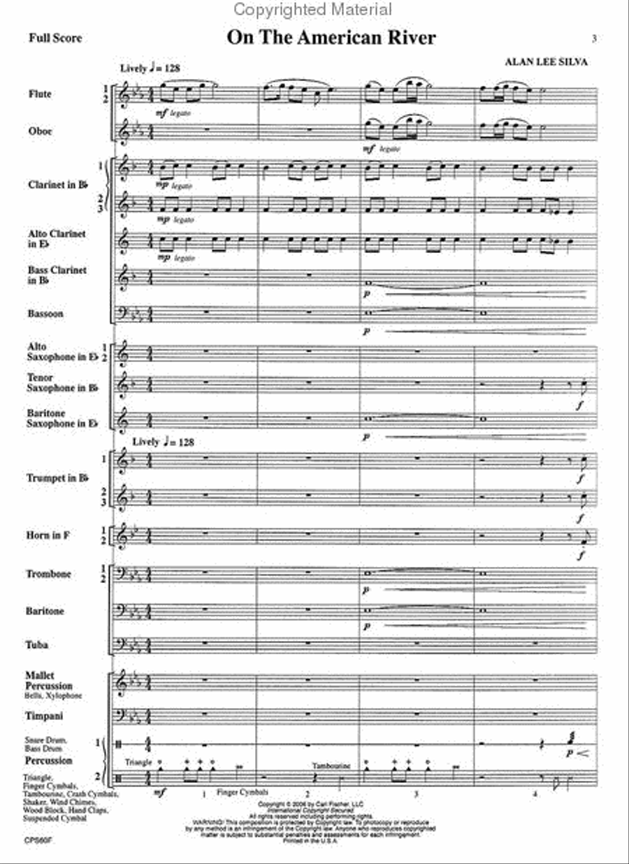 On the American River Concert Band scores gallery preview page 2