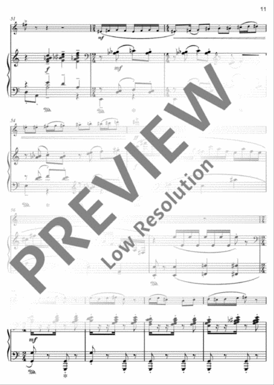 Our Lady's Minstrel B-Flat Clarinet scores gallery preview page 12