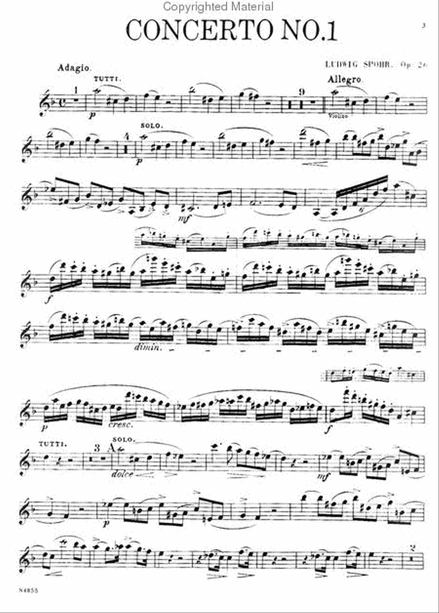 Solo Classics B-Flat Clarinet scores gallery preview page 2