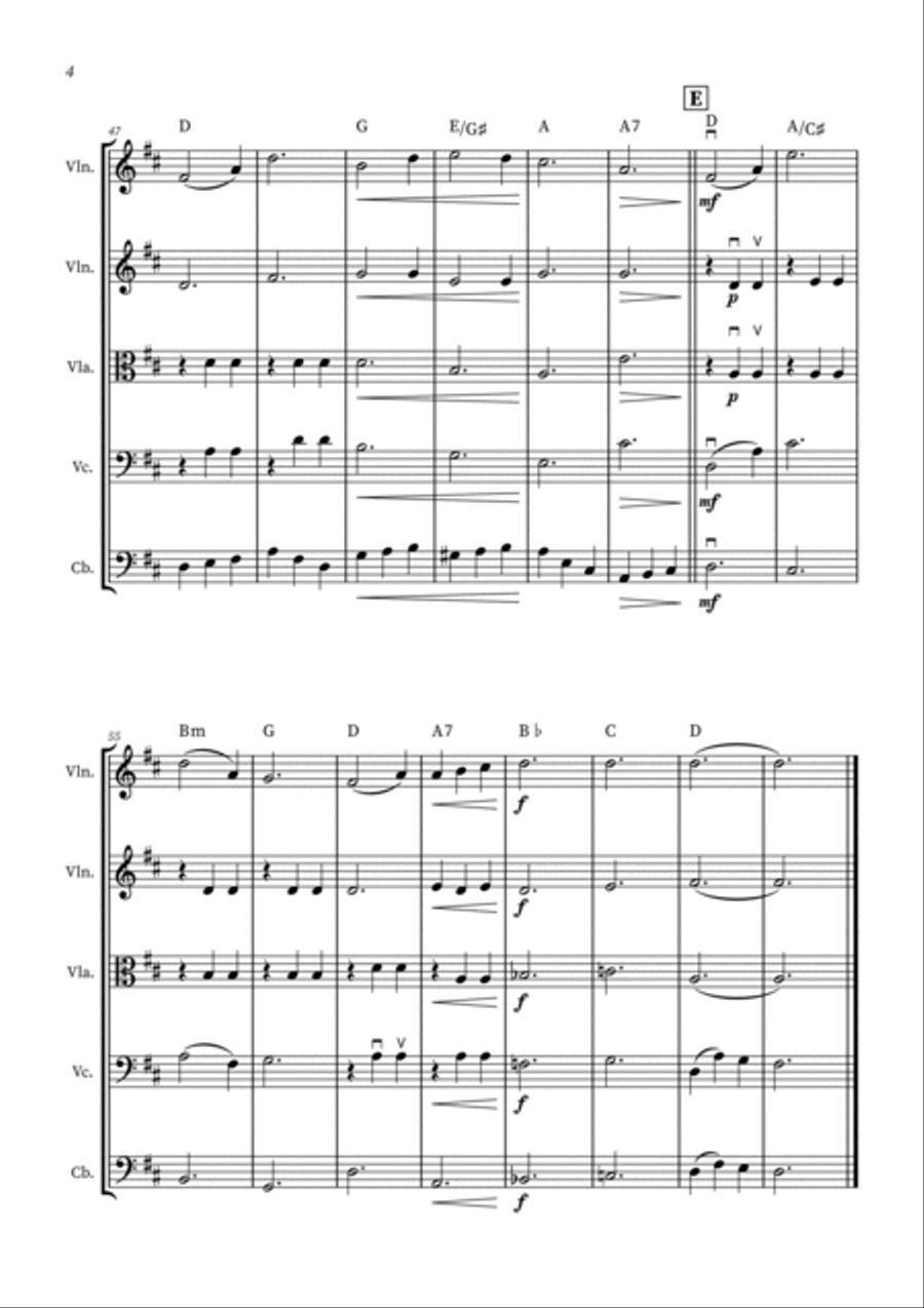 Edelweiss String Quintet scores gallery preview page 4