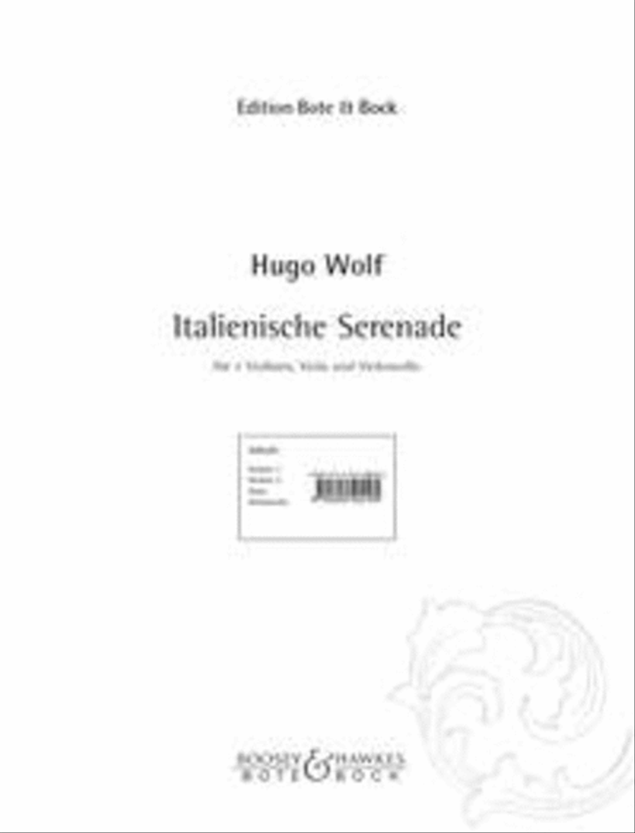 Italian Serenade String Quartet scores gallery preview page 1