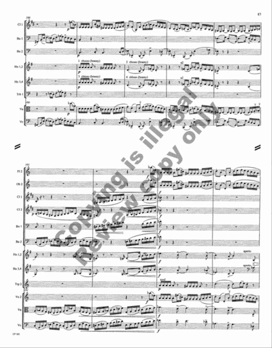 Symphony No. 1 Full Orchestra scores gallery preview page 191