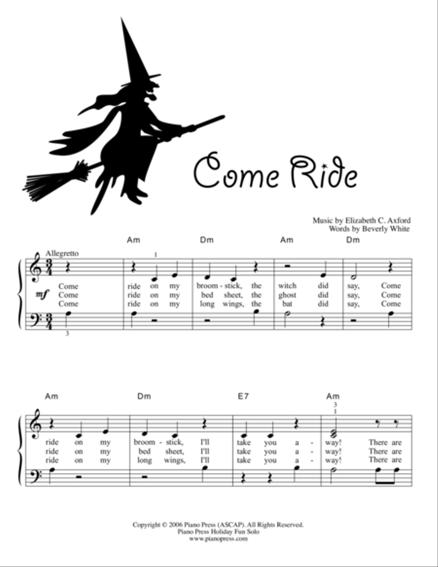 Come Ride! Piano Method scores gallery preview page 2
