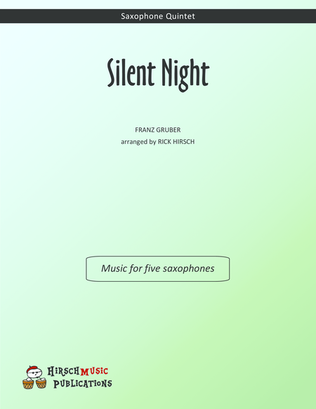 Silent Night - saxophone quintet