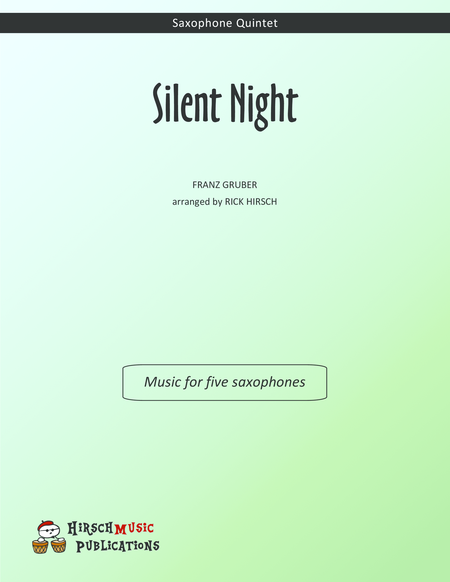 Silent Night - saxophone quintet image number null