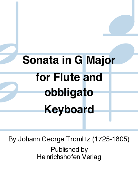Sonata in G Major for Flute and obbligato Keyboard