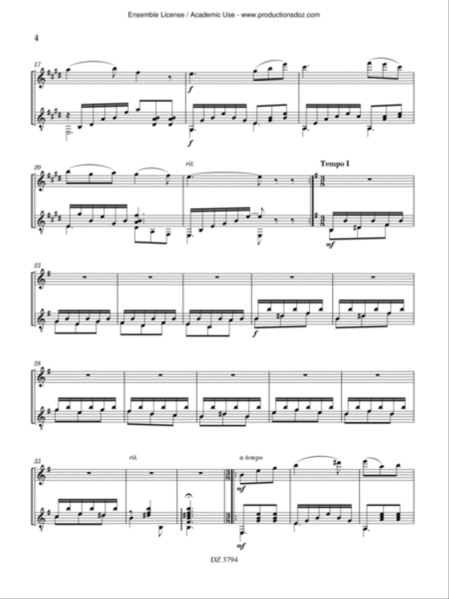 Algeciras Algeciras Flute scores gallery preview page 4