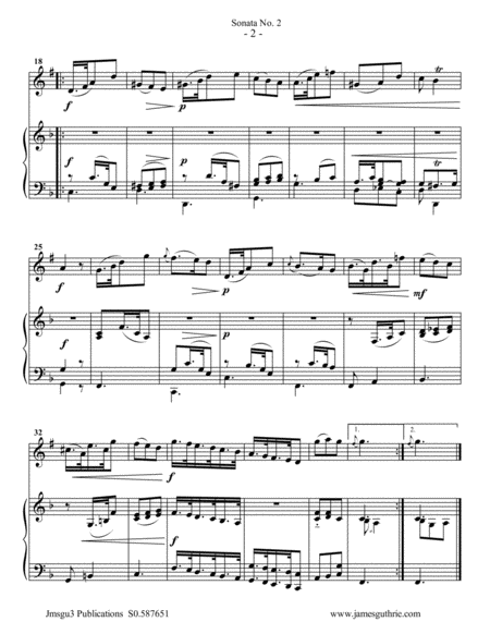 Vivaldi: Sonata No. 2 for Clarinet & Piano image number null