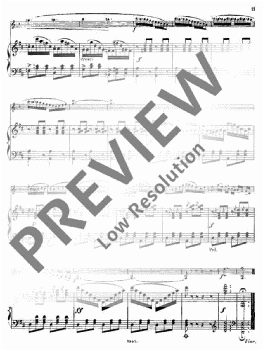 Fantaisie A Clarinet scores gallery preview page 14