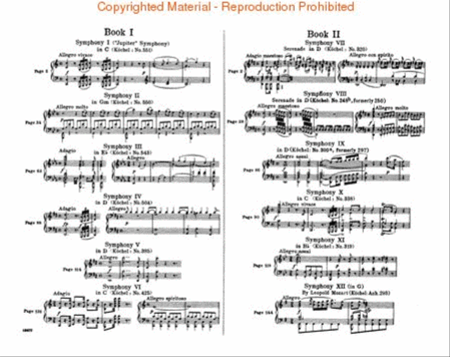 12 Symphonies - Book 2: Nos. 7-12 1 Piano, 4-Hands scores gallery preview page 2