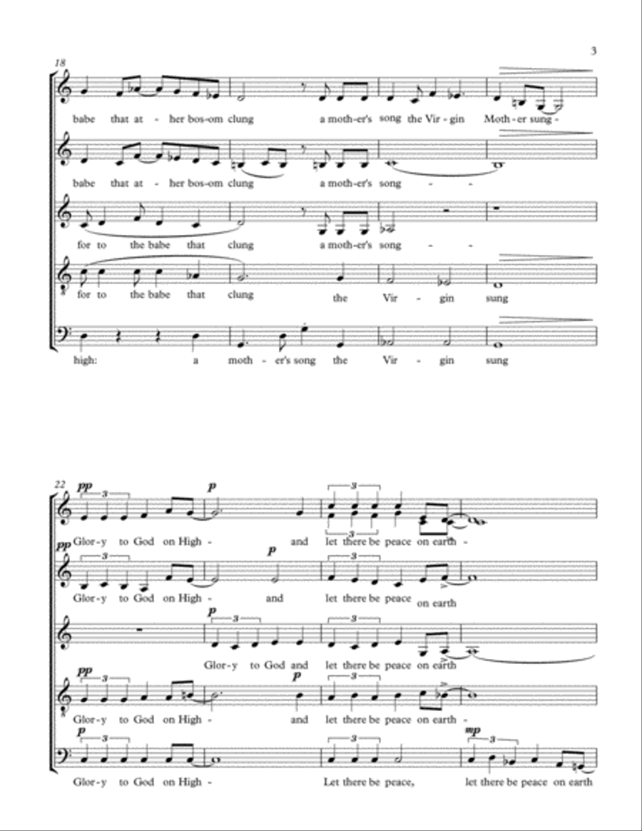 Glory to God Choir scores gallery preview page 3