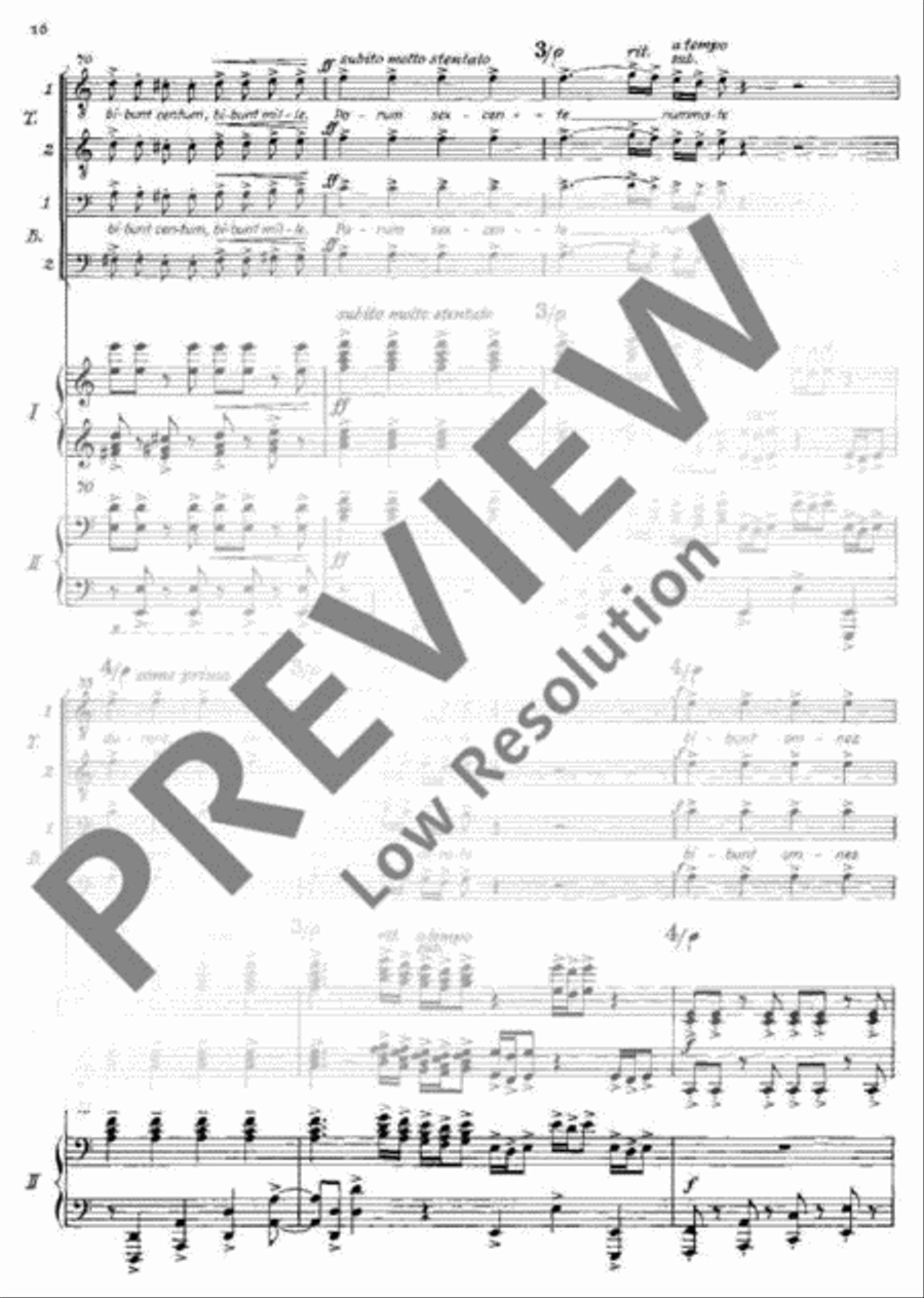 In taberna quando sumus TTBB scores gallery preview page 17