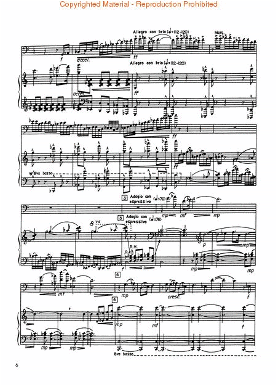 Symphonic Variants for Euphonium Euphonium scores gallery preview page 3