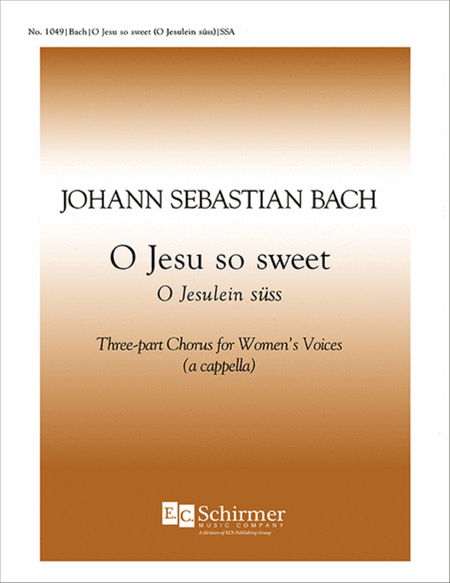 O Jesu So Sweet (O Jesulein suess) SSA scores gallery preview page 1