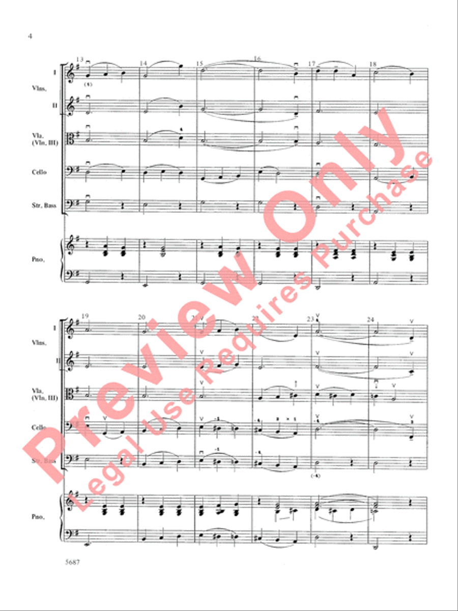 O Mio Babbino Caro O Mio Babbino Caro String Orchestra scores gallery preview page 5