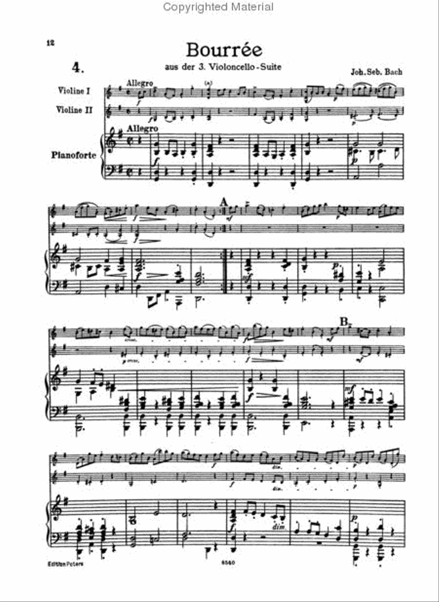 Classical Pieces, Volume 1 Piano Trio scores gallery preview page 3