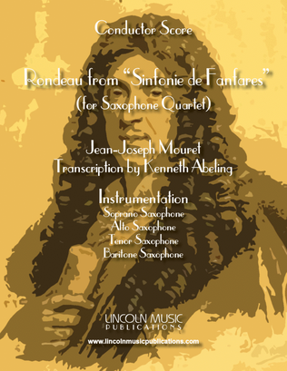 Rondeau from “Sinfonie de Fanfares” (for Saxophone Quartet SATB)