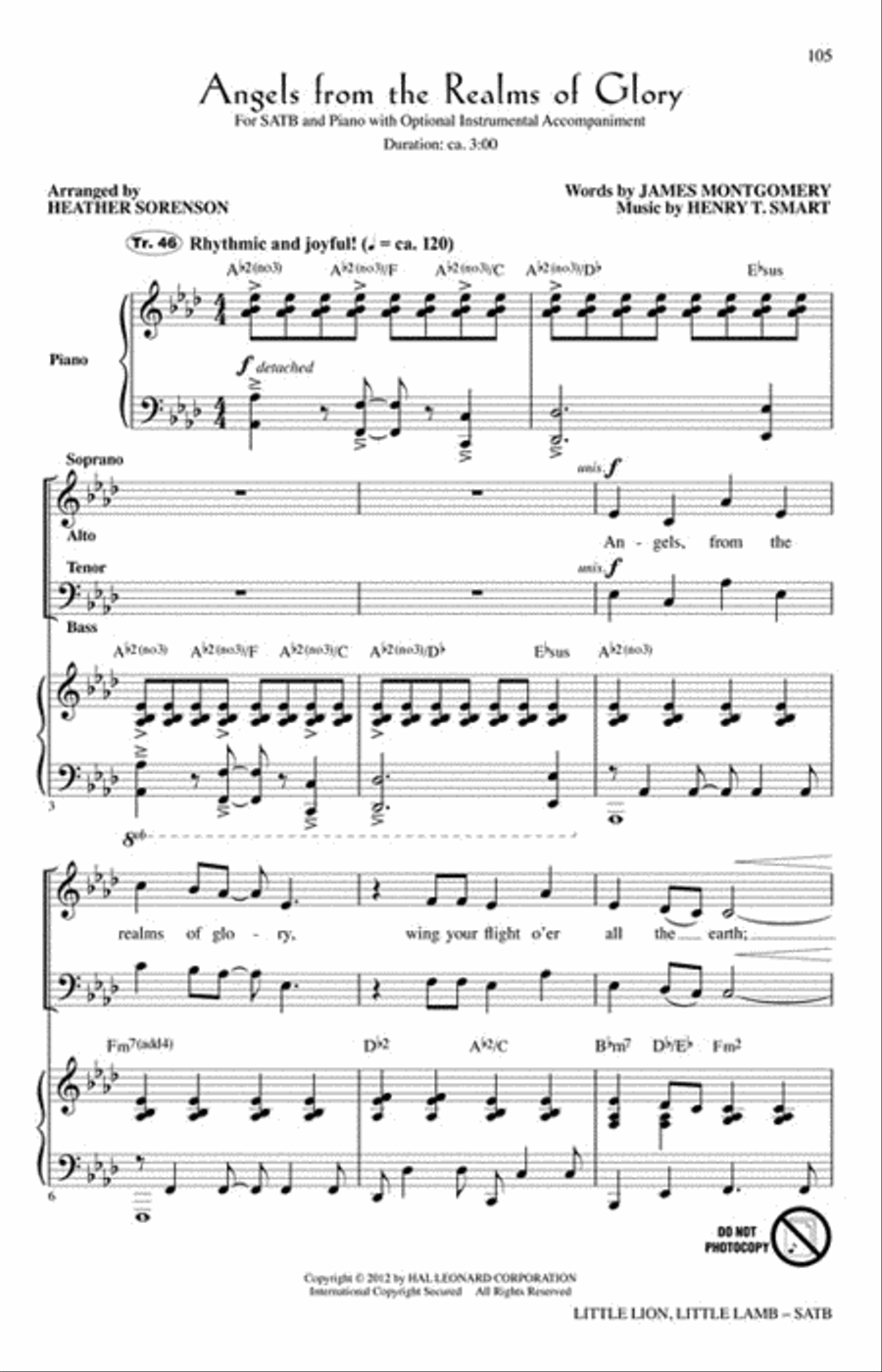Little Lion, Little Lamb Choir scores gallery preview page 7