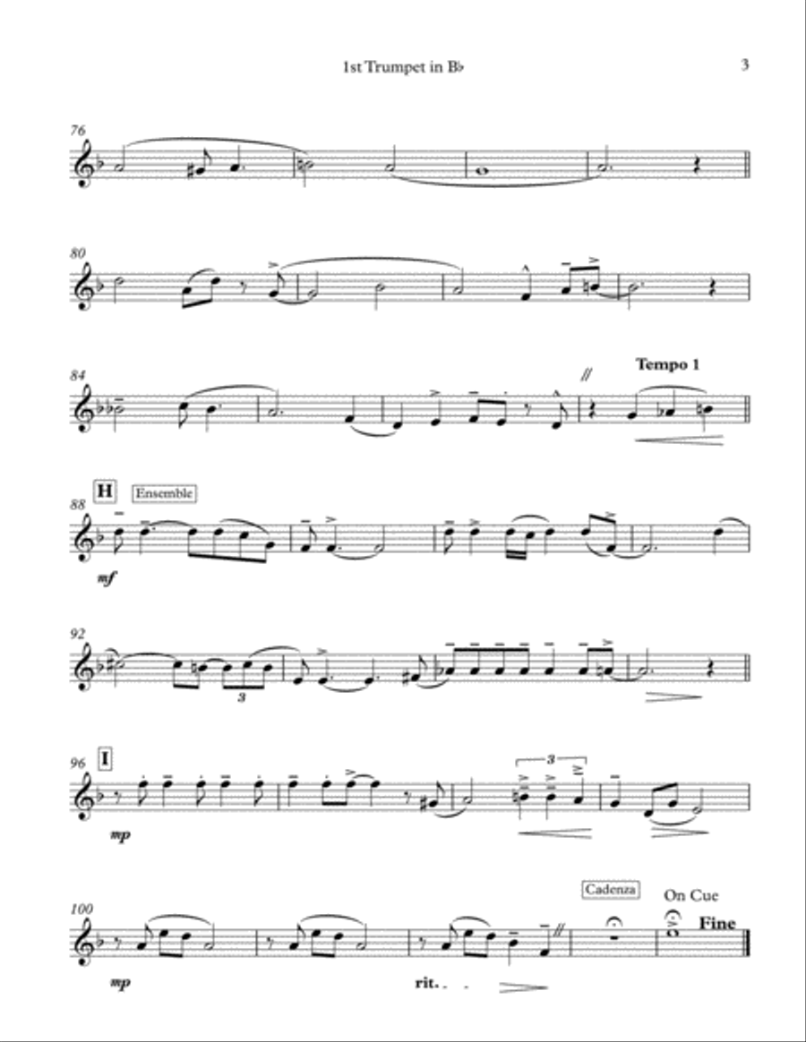 Angel Eyes Brass Ensemble scores gallery preview page 3