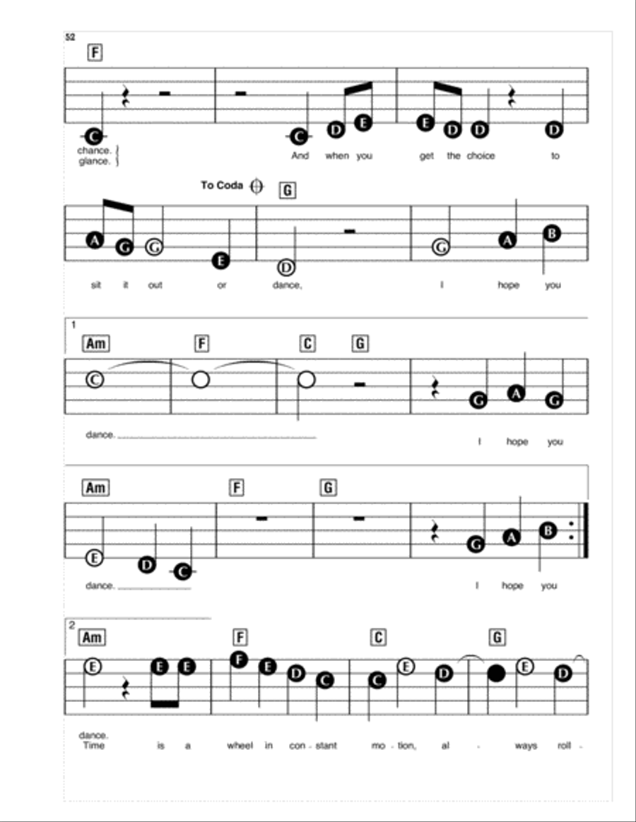 I Hope You Dance Piano, Vocal scores gallery preview page 3