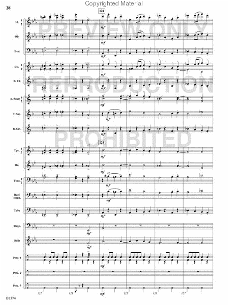 A Stowaway on Santa's Sleigh Concert Band scores gallery preview page 27