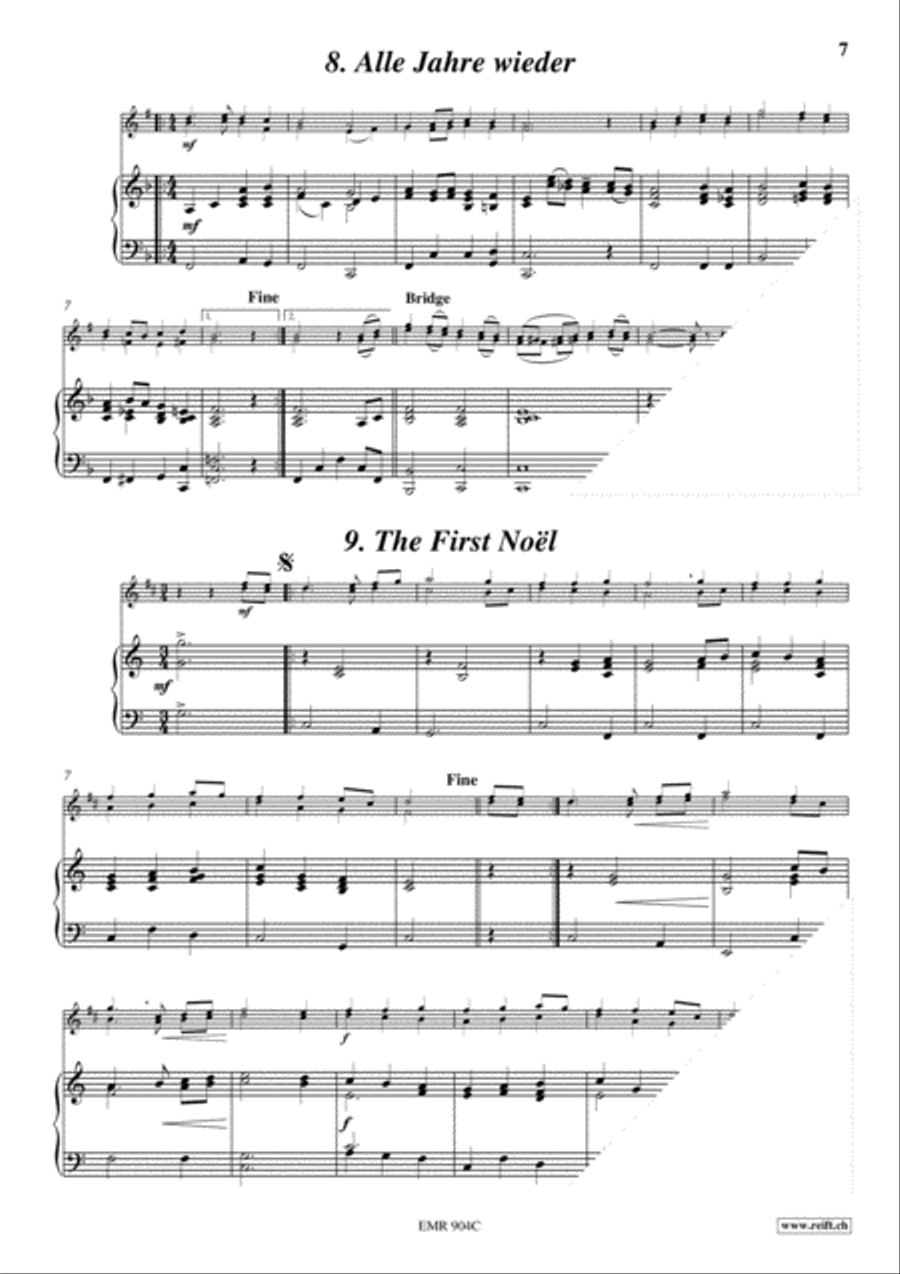 28 Weihnachtsmelodien Vol. 1 + 2 Clarinet Solo scores gallery preview page 15