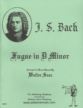 Book cover for Fugue in D Minor (Sear)