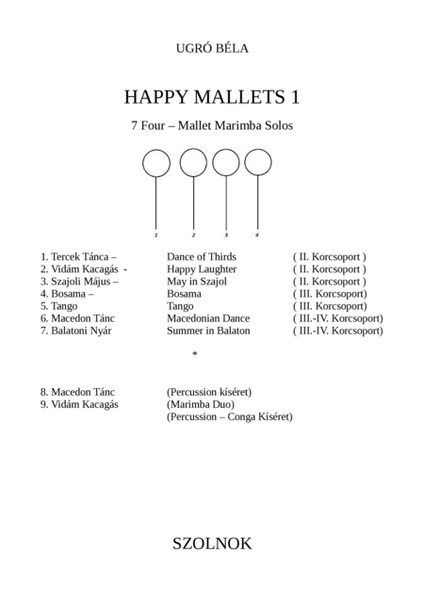 Happy Mallets 1 (dallamjátszó) - Marimba Solos