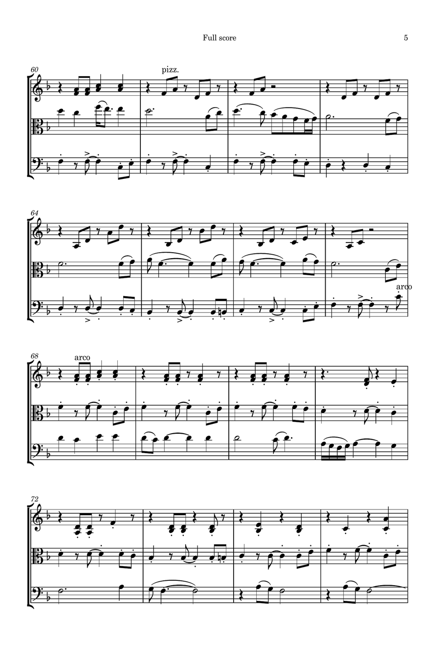 Stand By Me String Trio scores gallery preview page 5