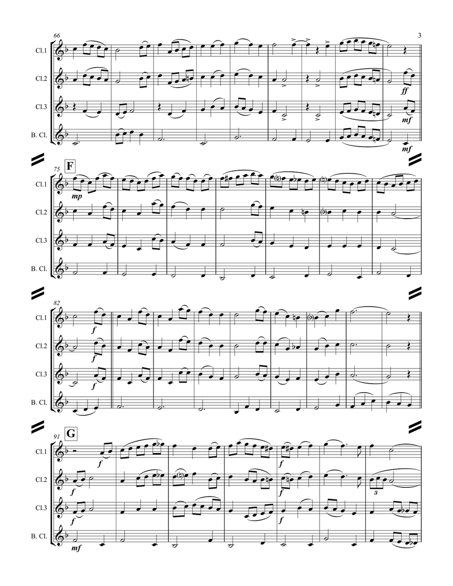 Silver Bells Silver Bells Woodwind Ensemble scores gallery preview page 4
