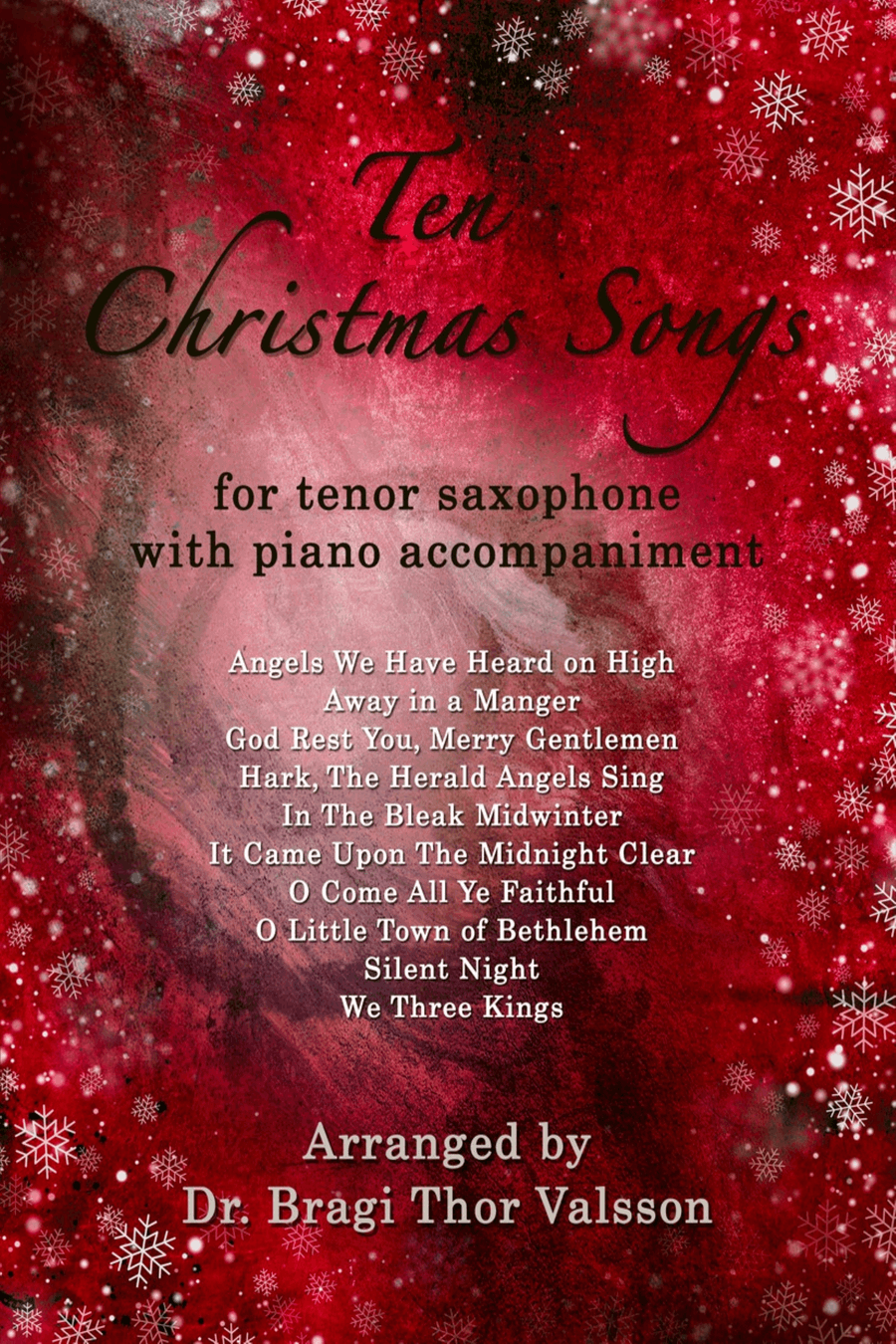 Ten Christmas Songs - Tenor Saxophone with Piano Accompaniment Tenor Saxophone scores gallery preview page 1