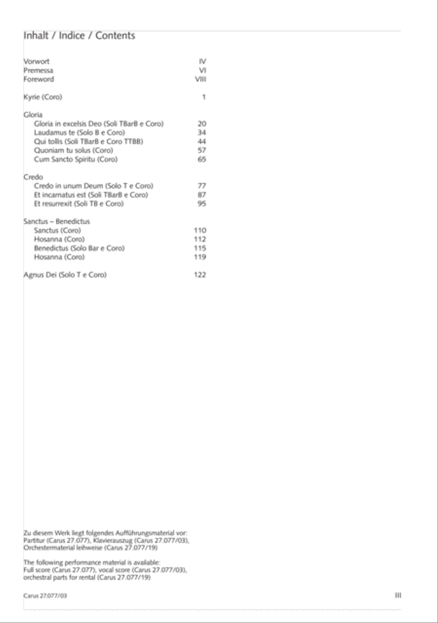 Messa, Op. 20 