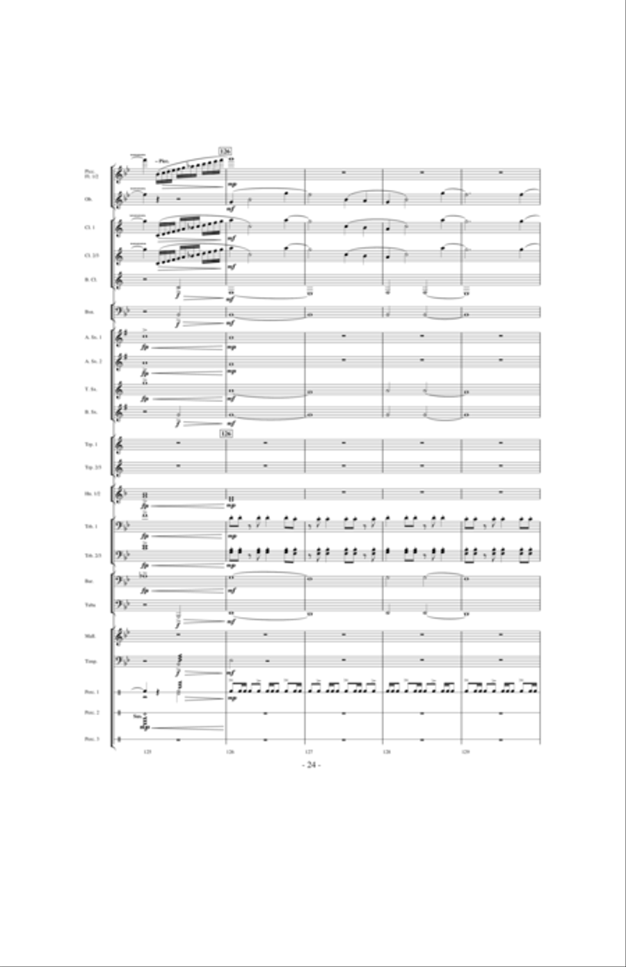 Beyond the Higher Skies Concert Band scores gallery preview page 23