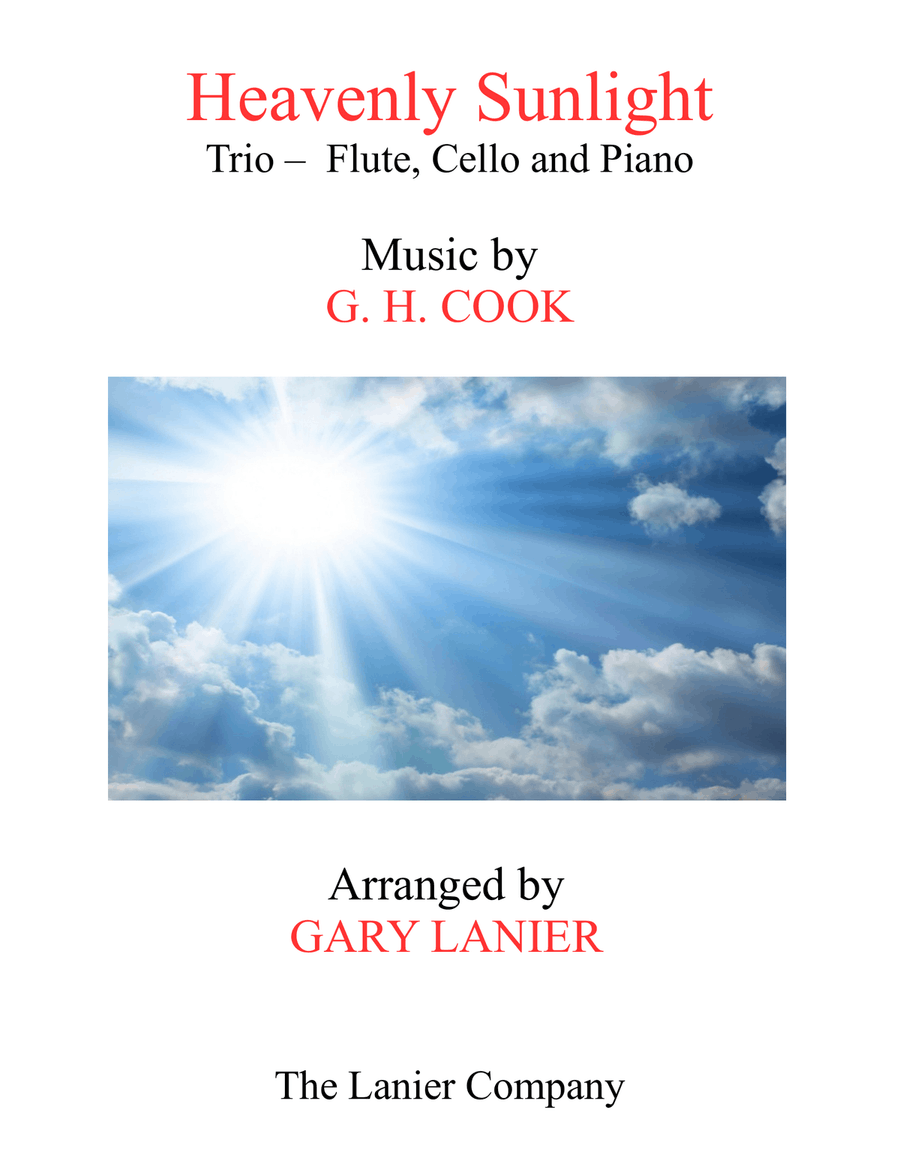 HEAVENLY SUNLIGHT (Trio - Flute, Cello & Piano with Score/Parts) Flute scores gallery preview page 1