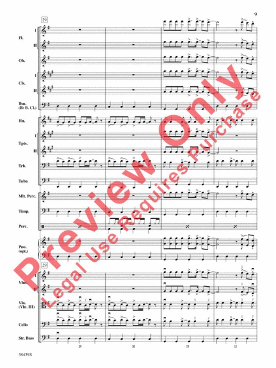 Born This Way Full Orchestra scores gallery preview page 10