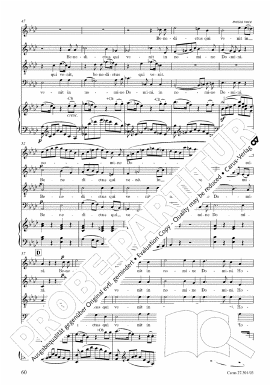 Requiem in F minor Requiem in F minor 4-Part scores gallery preview page 65