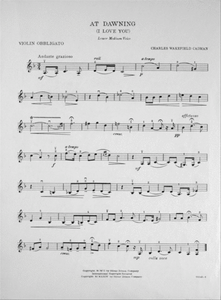 At Dawning Voice scores gallery preview page 2